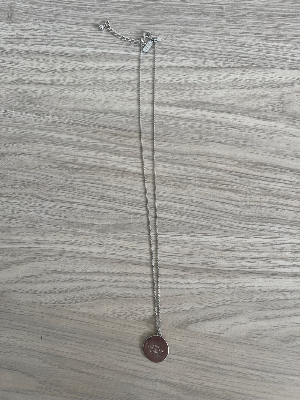 Find the Silver Lining Necklace- Kate Spade